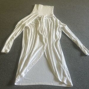 Forever 21 white turtle neck sweater dress.